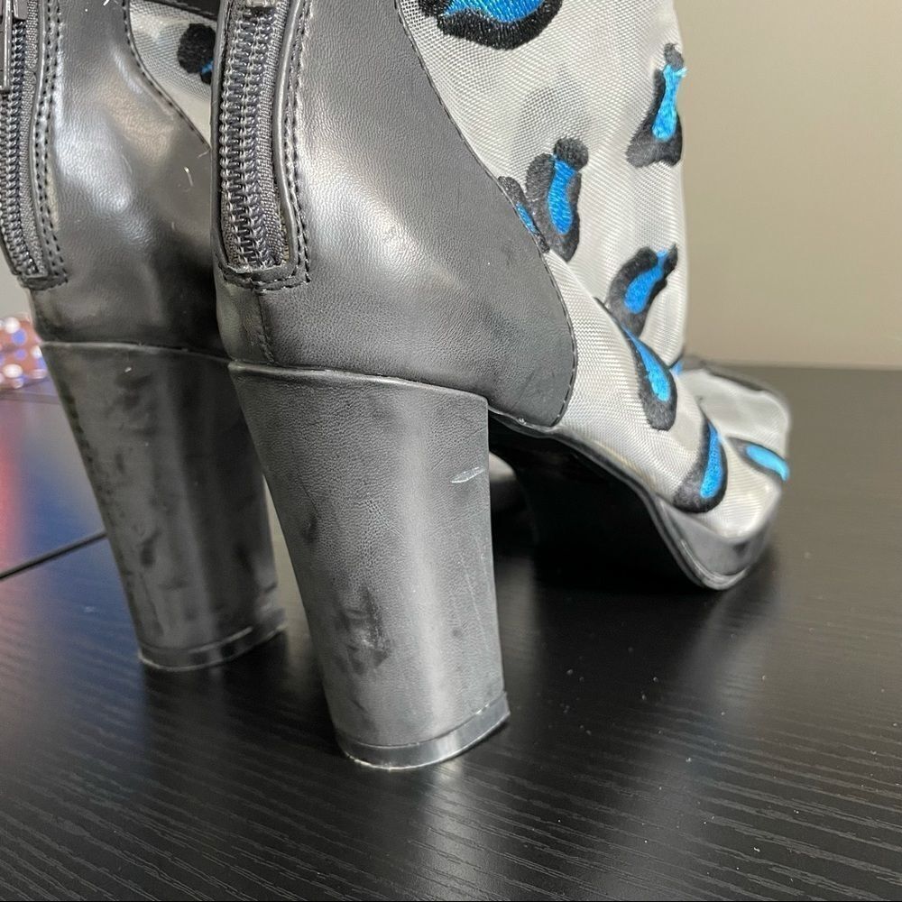 2 Lips Too Too Hollow Open Toe Zip Back Bootie, 9 - Picture 8 of 11